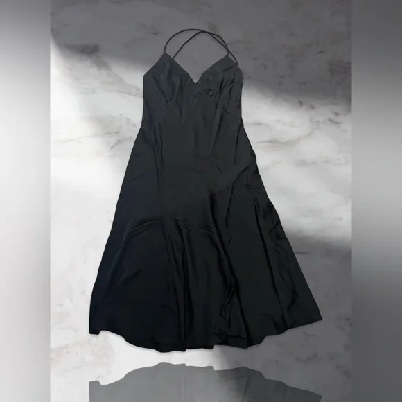 Banana Republic | Dresses | Banana Republic Asymmetrical Seam Midi Slip  Dress Size 8 | Poshmark